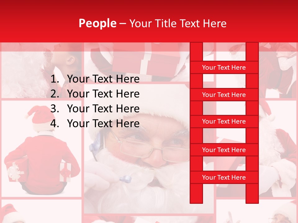 Mature Santa Eve PowerPoint Template