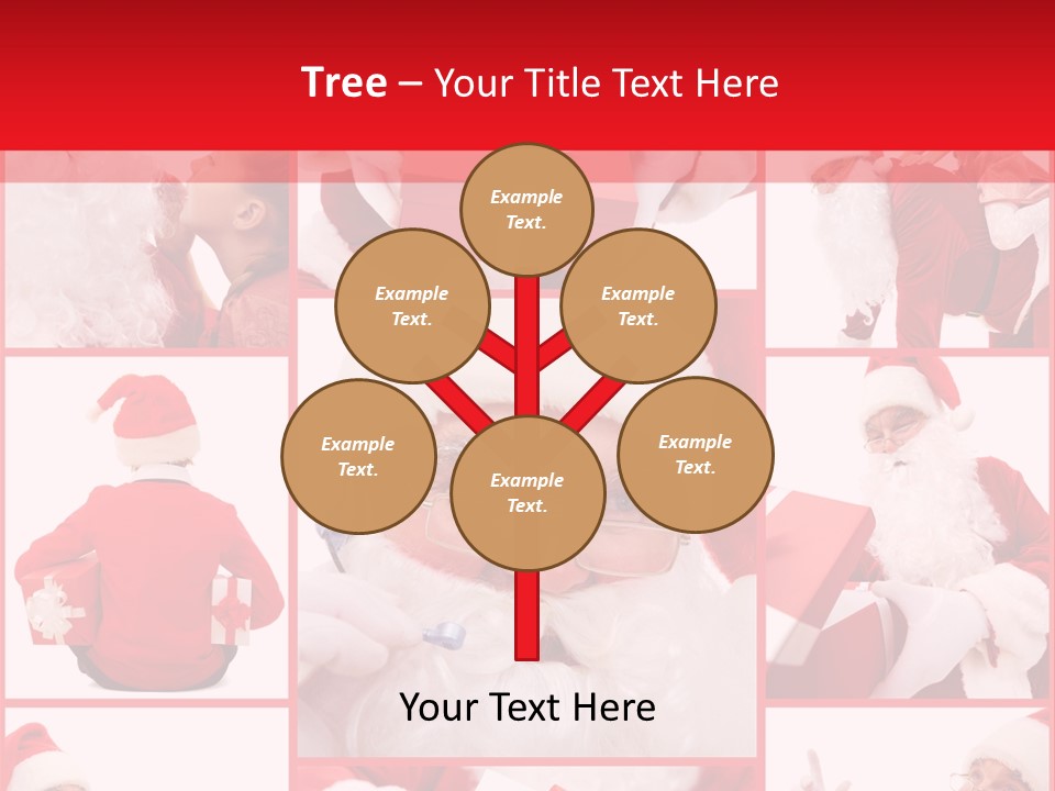 Mature Santa Eve PowerPoint Template