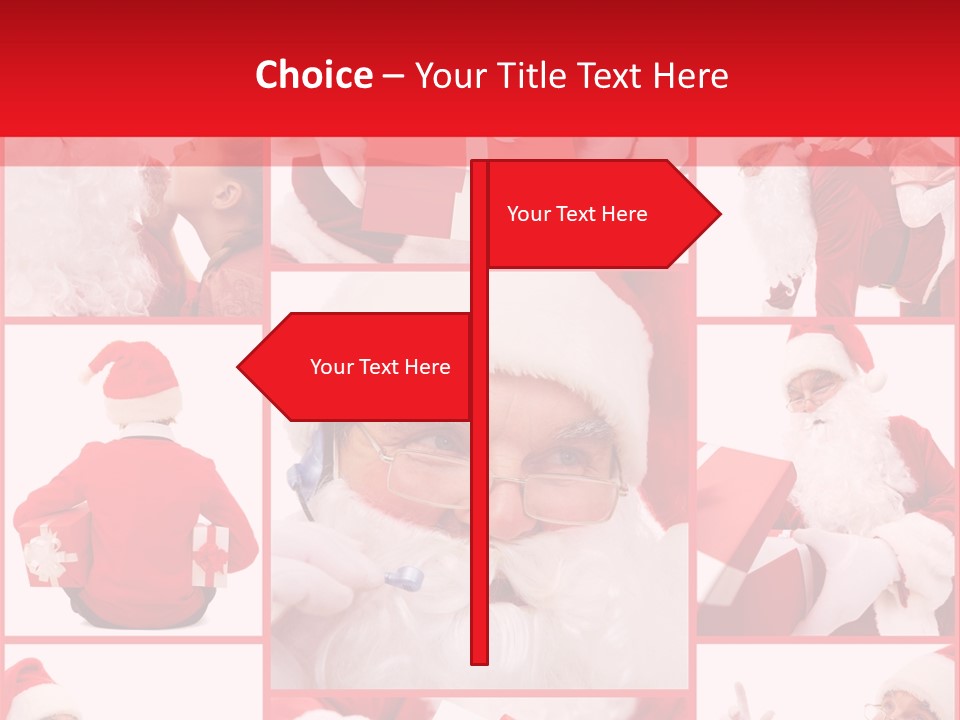 Mature Santa Eve PowerPoint Template