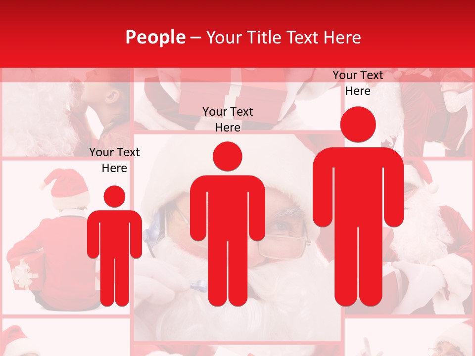 Mature Santa Eve PowerPoint Template