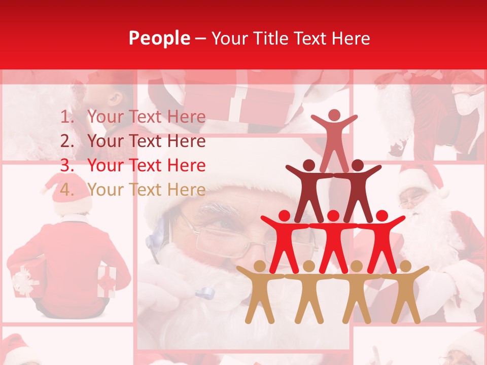 Mature Santa Eve PowerPoint Template