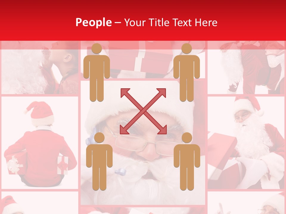 Mature Santa Eve PowerPoint Template