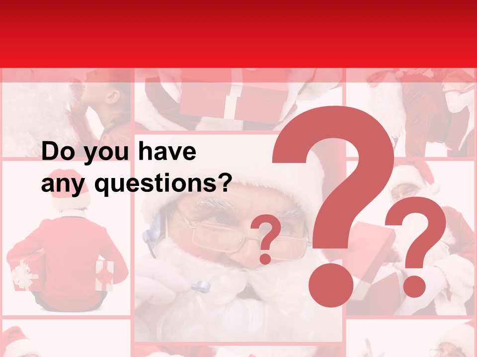 Mature Santa Eve PowerPoint Template