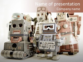 Robot Toys PowerPoint Template