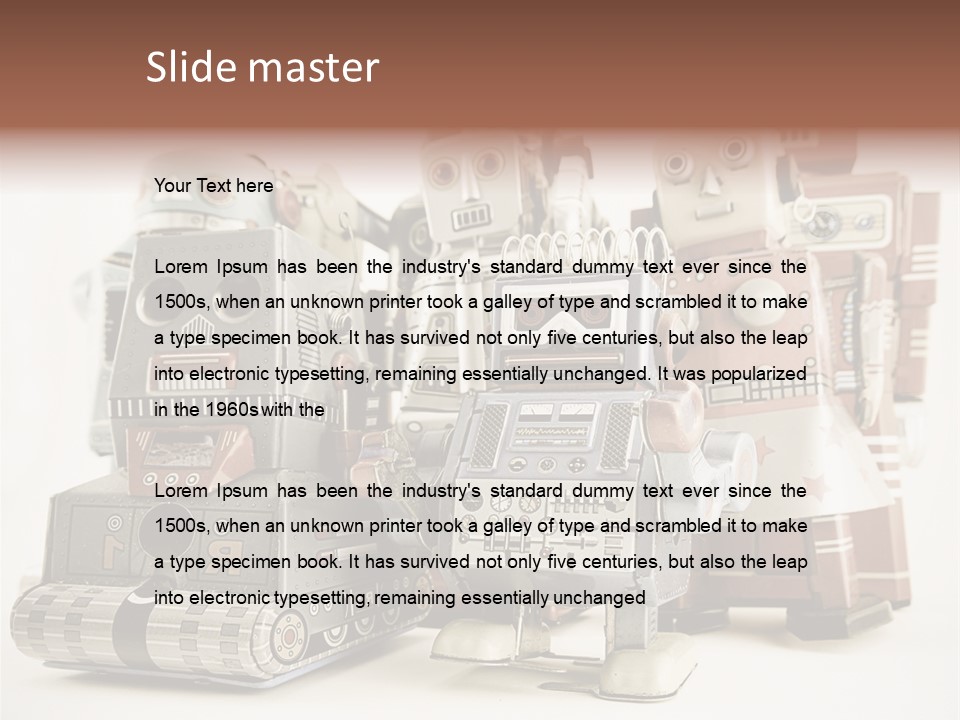 Robot Toys PowerPoint Template