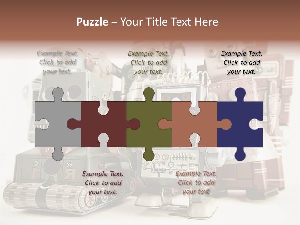 Robot Toys PowerPoint Template