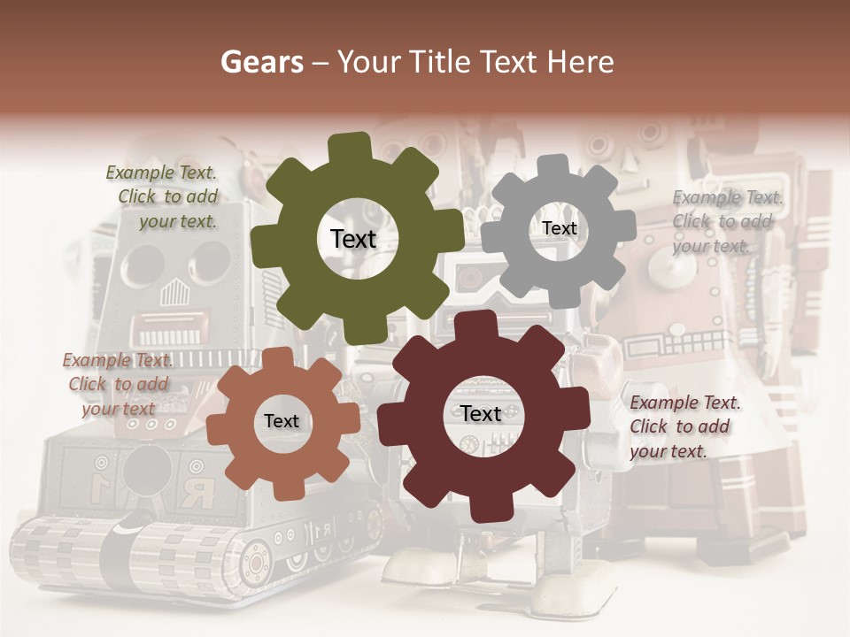 Robot Toys PowerPoint Template