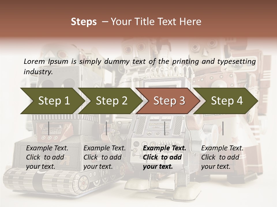 Robot Toys PowerPoint Template