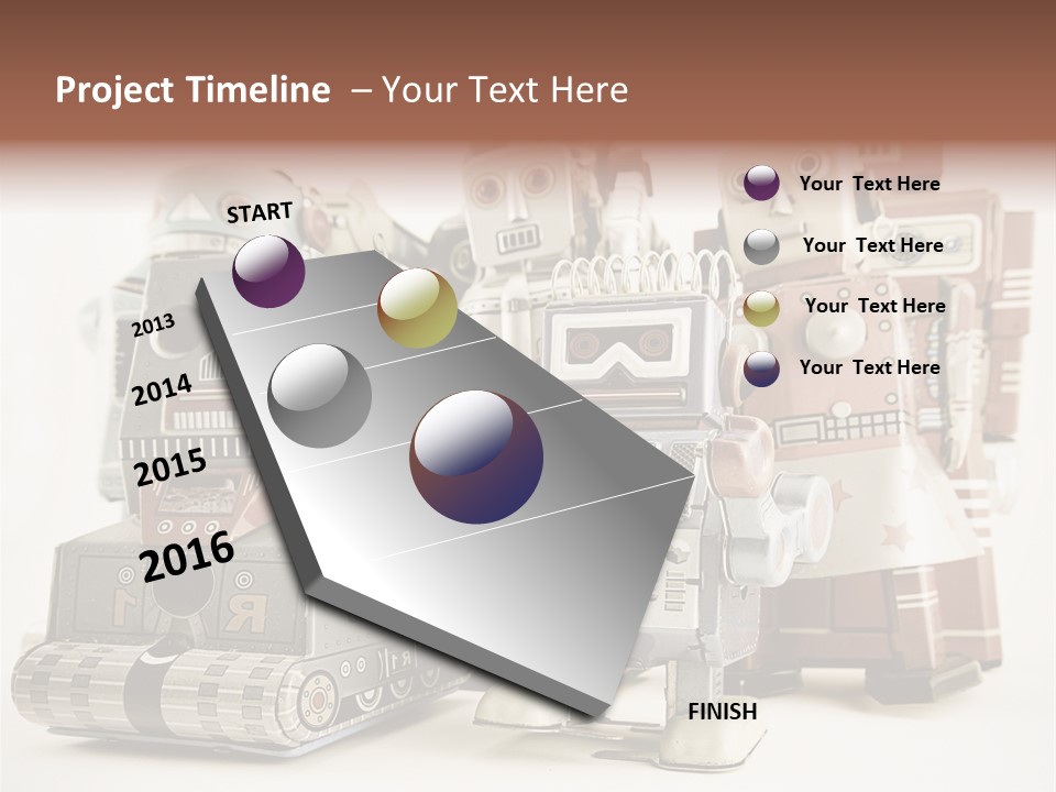 Robot Toys PowerPoint Template
