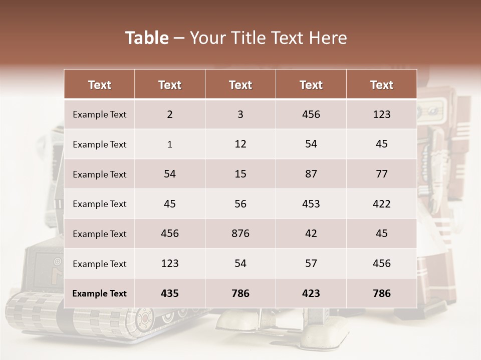 Robot Toys PowerPoint Template