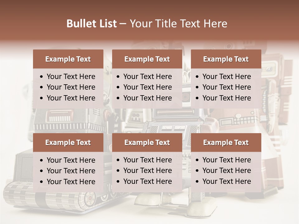 Robot Toys PowerPoint Template