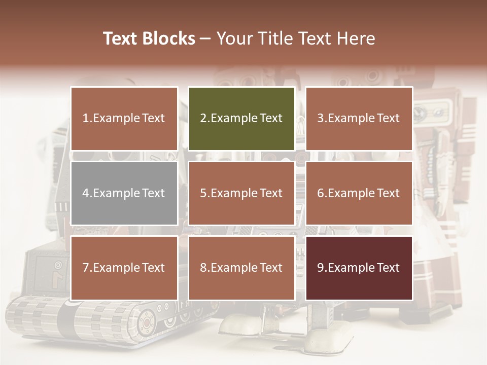 Robot Toys PowerPoint Template