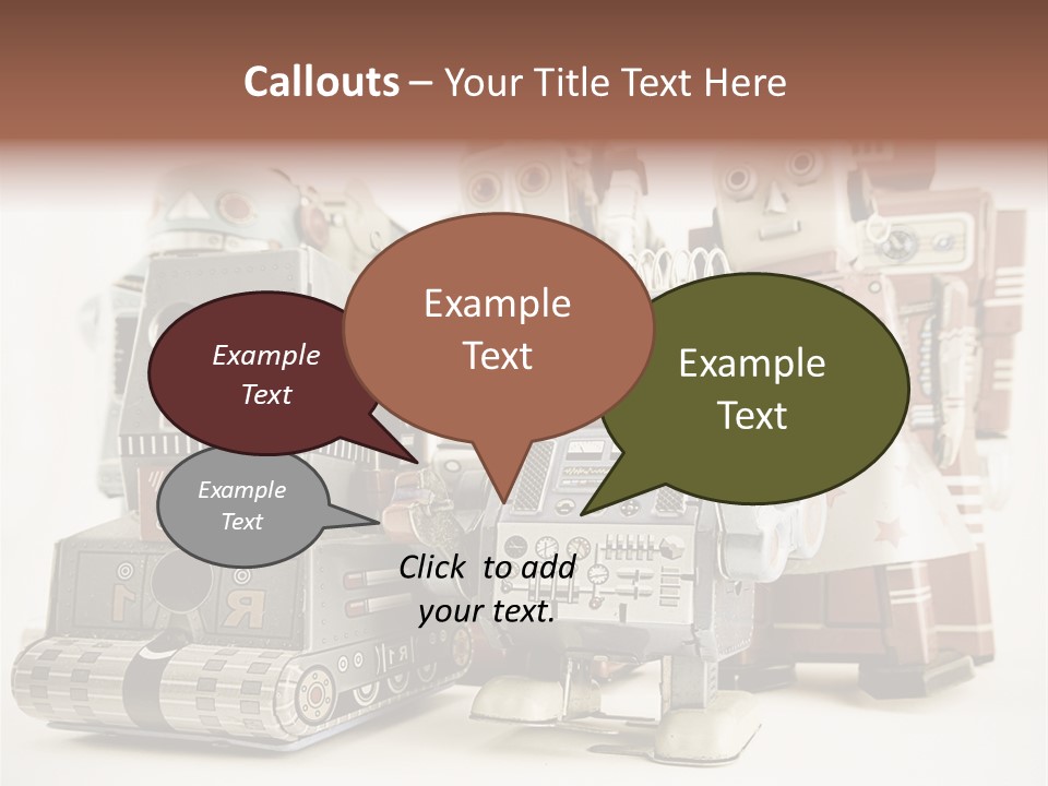 Robot Toys PowerPoint Template