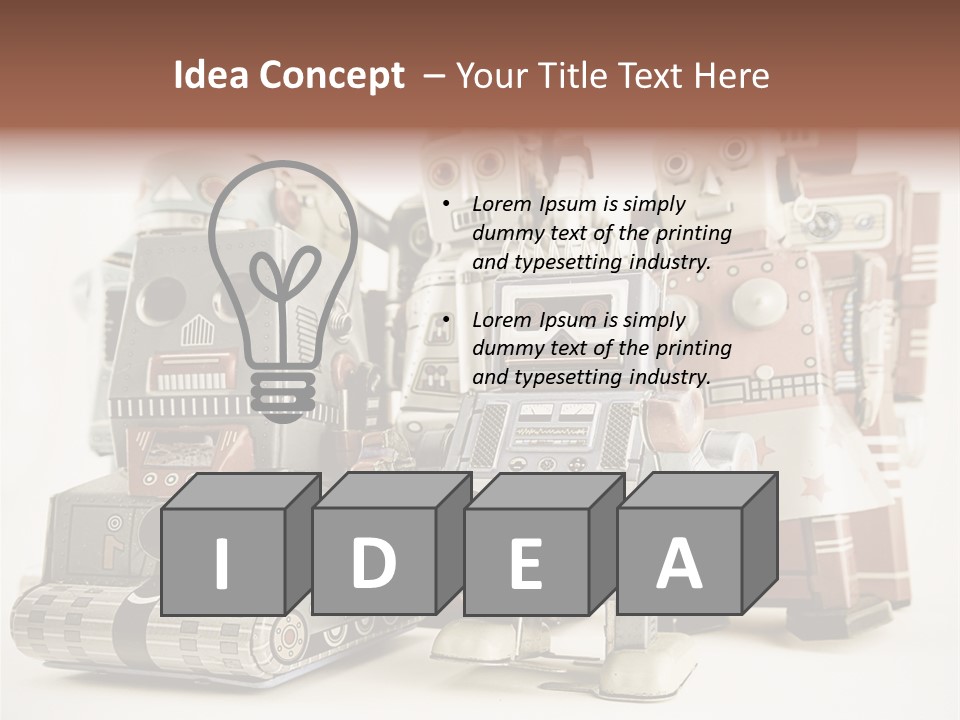 Robot Toys PowerPoint Template