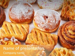 Different Sweets PowerPoint Template