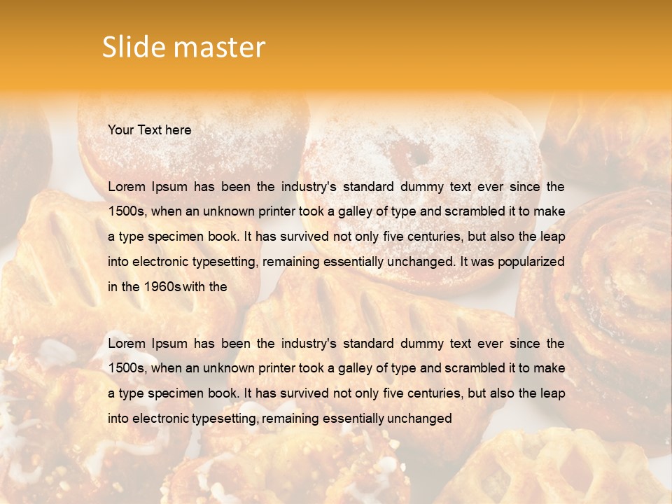 Different Sweets PowerPoint Template