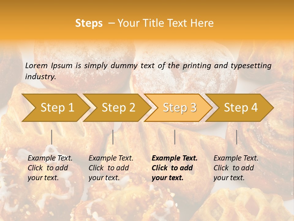 Different Sweets PowerPoint Template