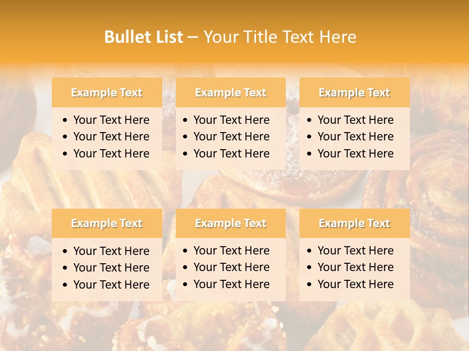 Different Sweets PowerPoint Template