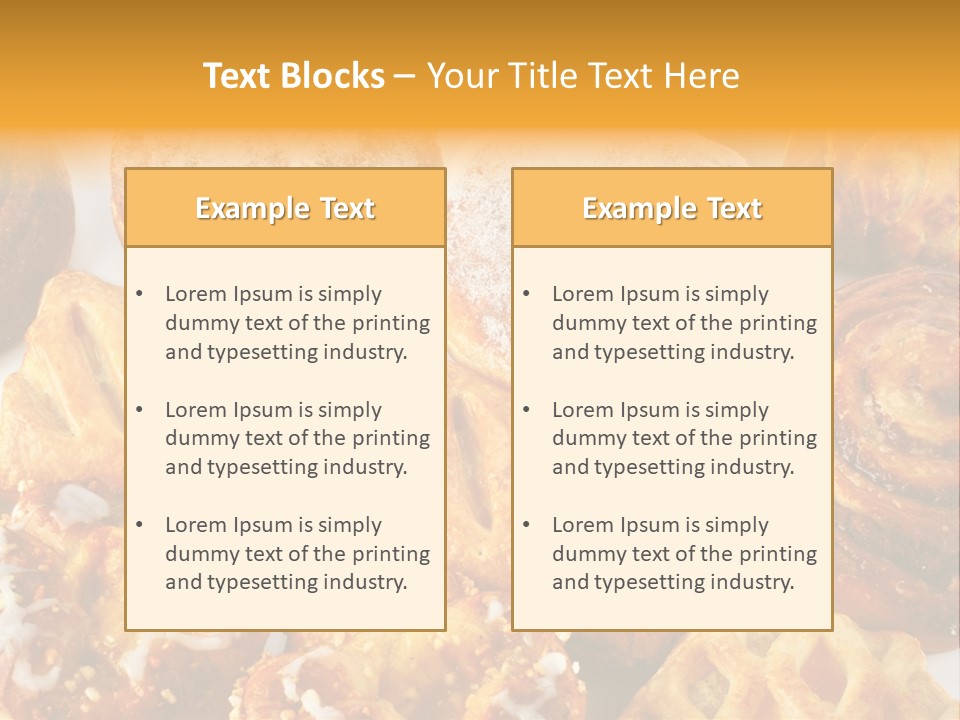Different Sweets PowerPoint Template