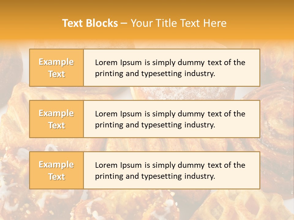 Different Sweets PowerPoint Template