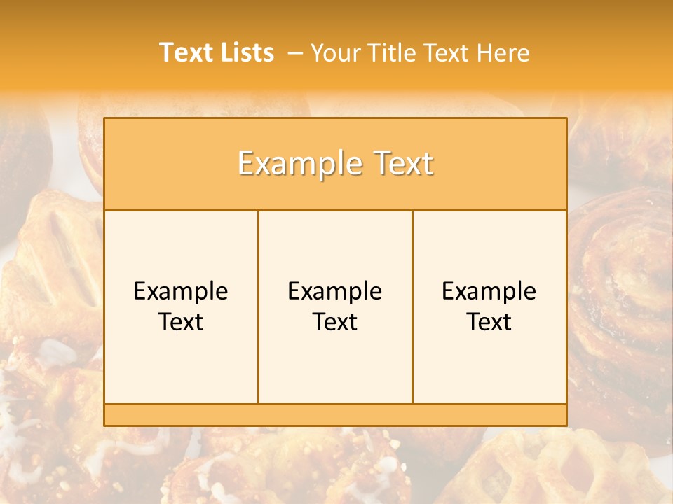 Different Sweets PowerPoint Template