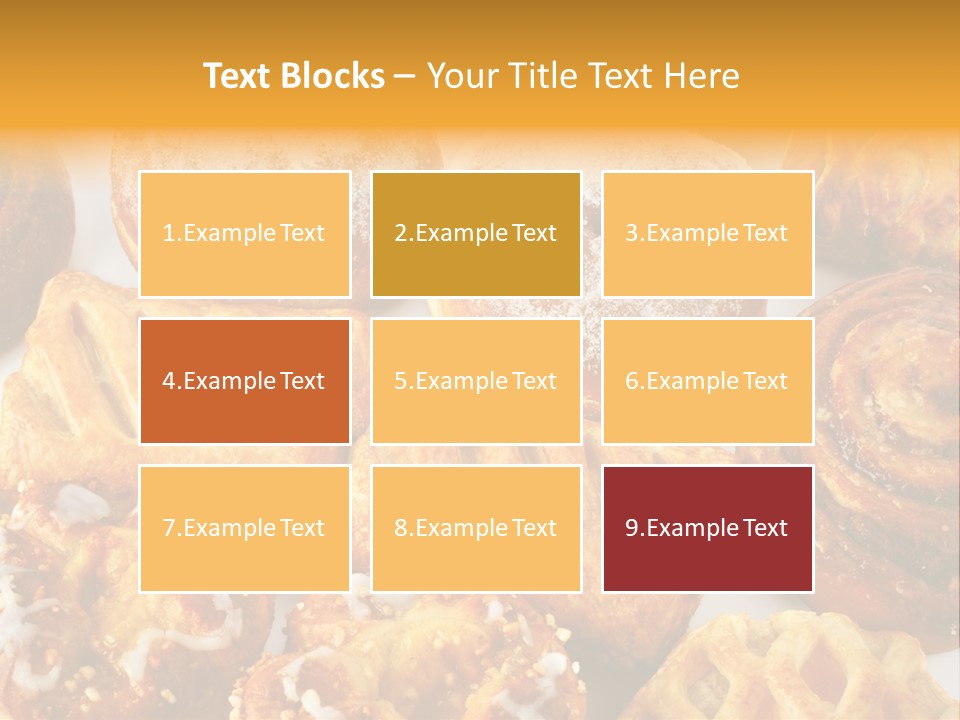Different Sweets PowerPoint Template