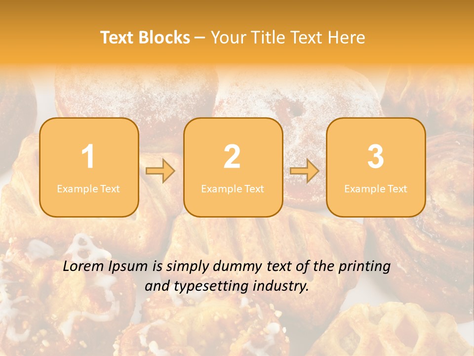 Different Sweets PowerPoint Template