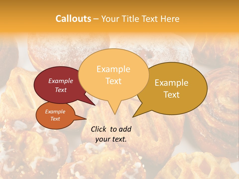 Different Sweets PowerPoint Template