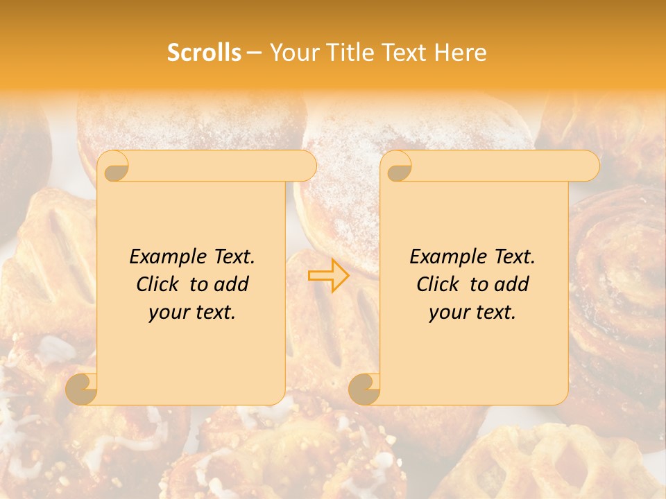 Different Sweets PowerPoint Template