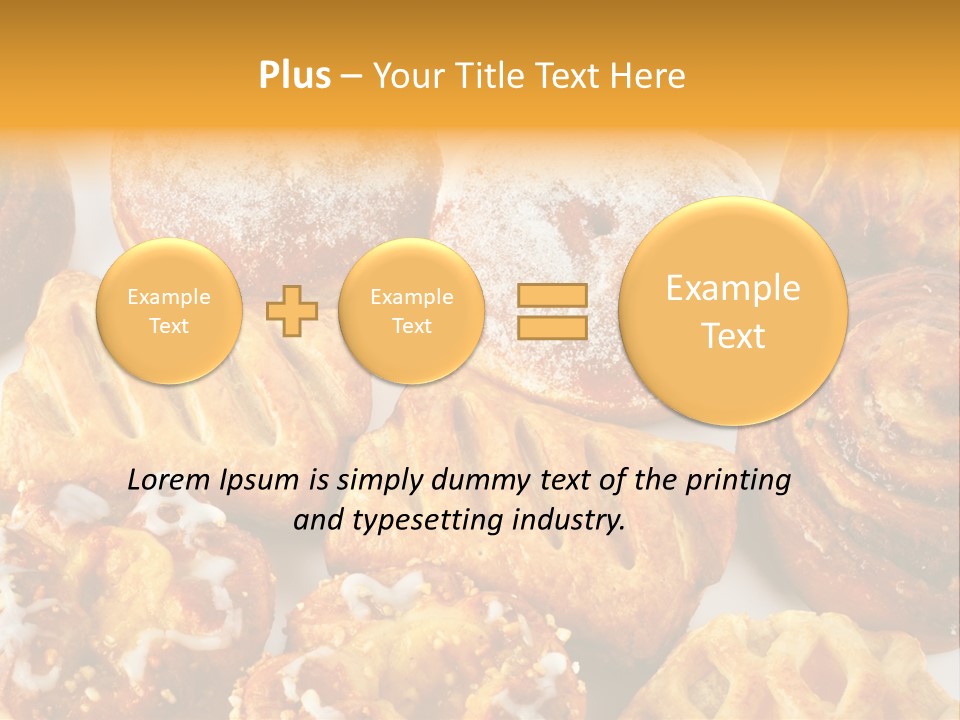 Different Sweets PowerPoint Template