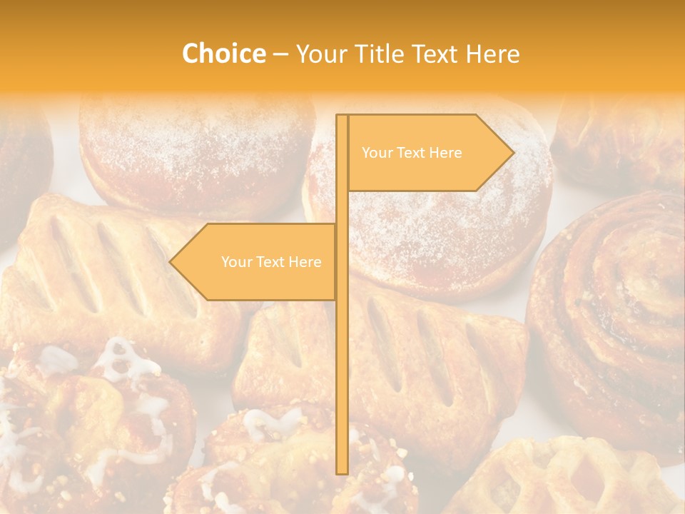 Different Sweets PowerPoint Template