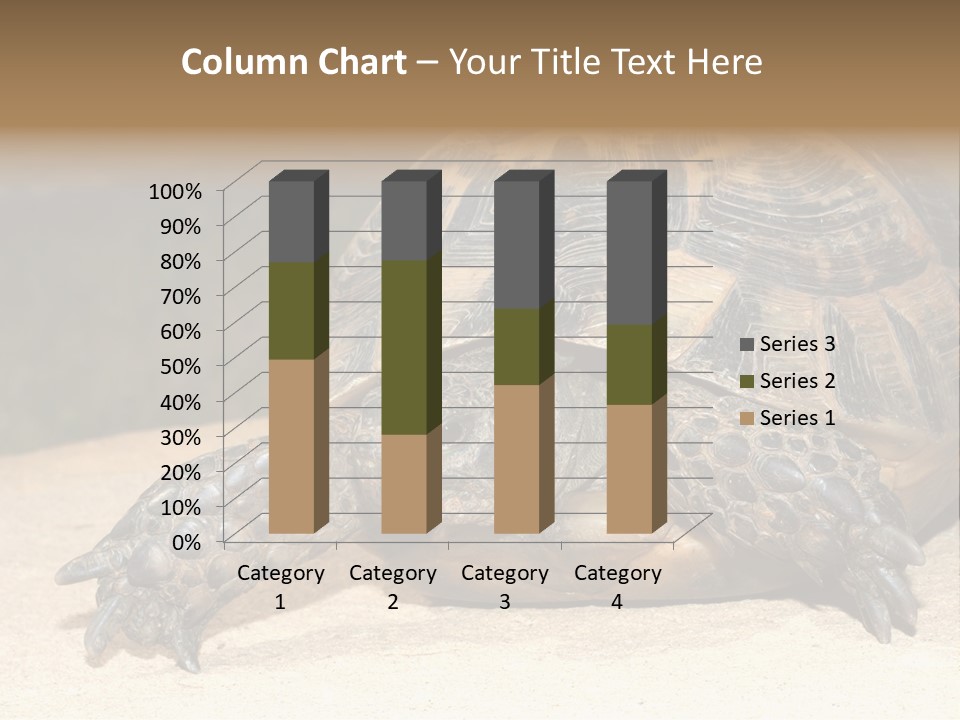 Reptilia Relax Isolated PowerPoint Template