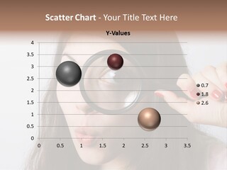 Looking Through A Magnifying Glass PowerPoint Template