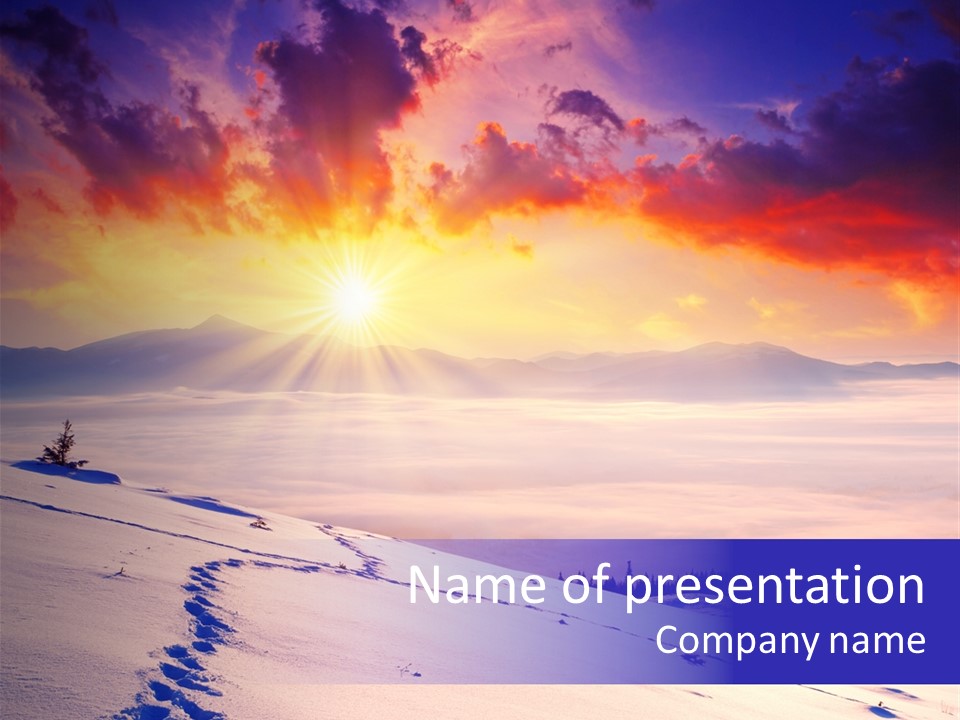 Schnee PowerPoint Template