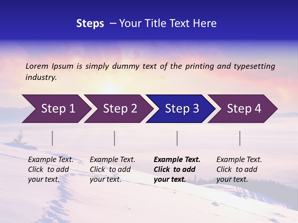 Schnee PowerPoint Template