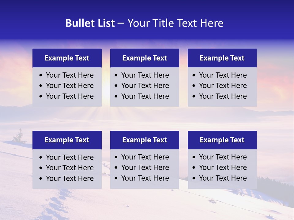 Schnee PowerPoint Template