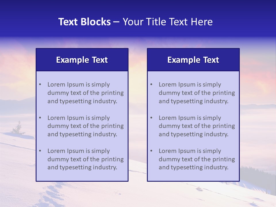 Schnee PowerPoint Template