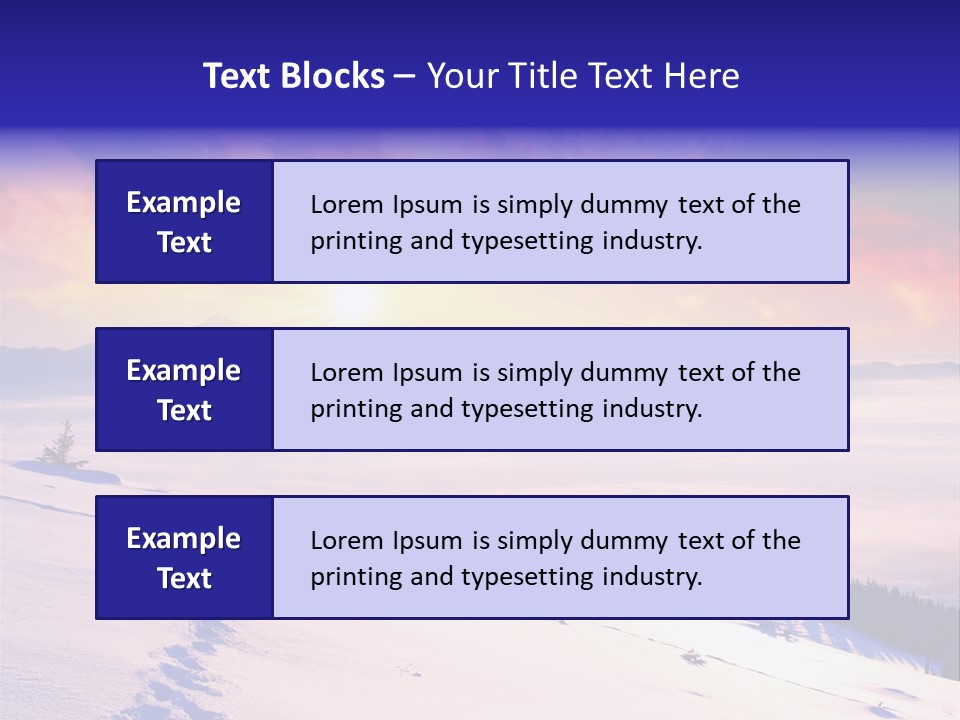 Schnee PowerPoint Template