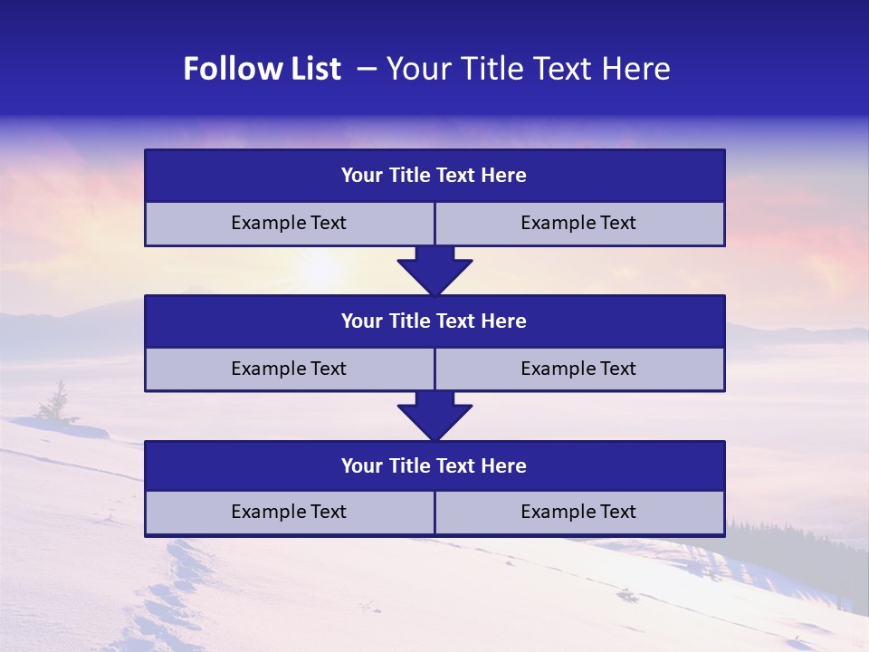 Schnee PowerPoint Template