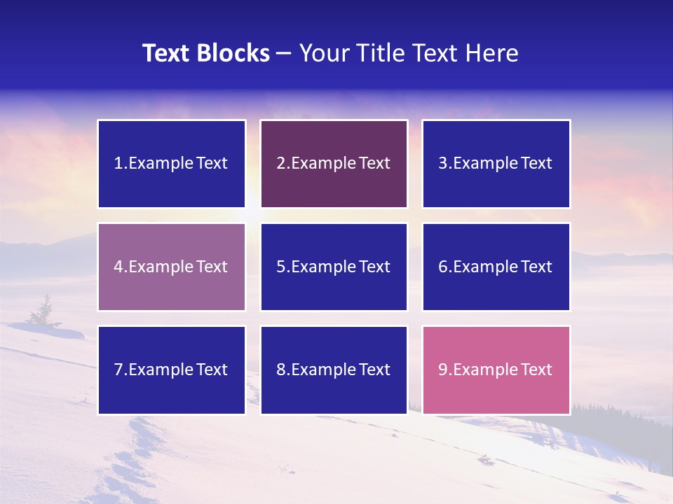 Schnee PowerPoint Template