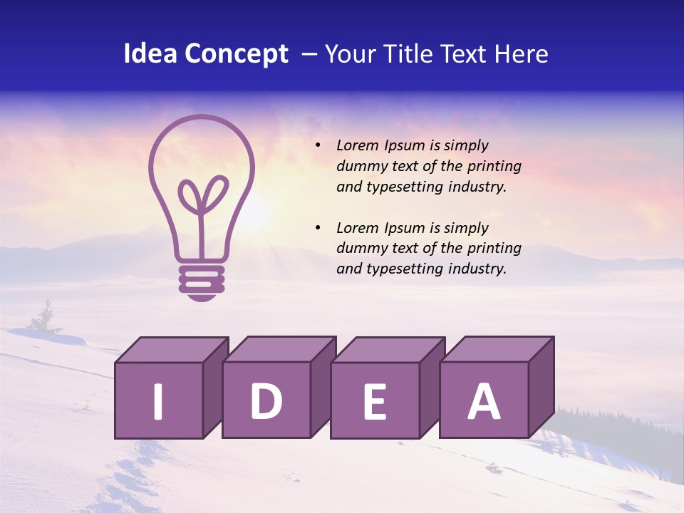 Schnee PowerPoint Template
