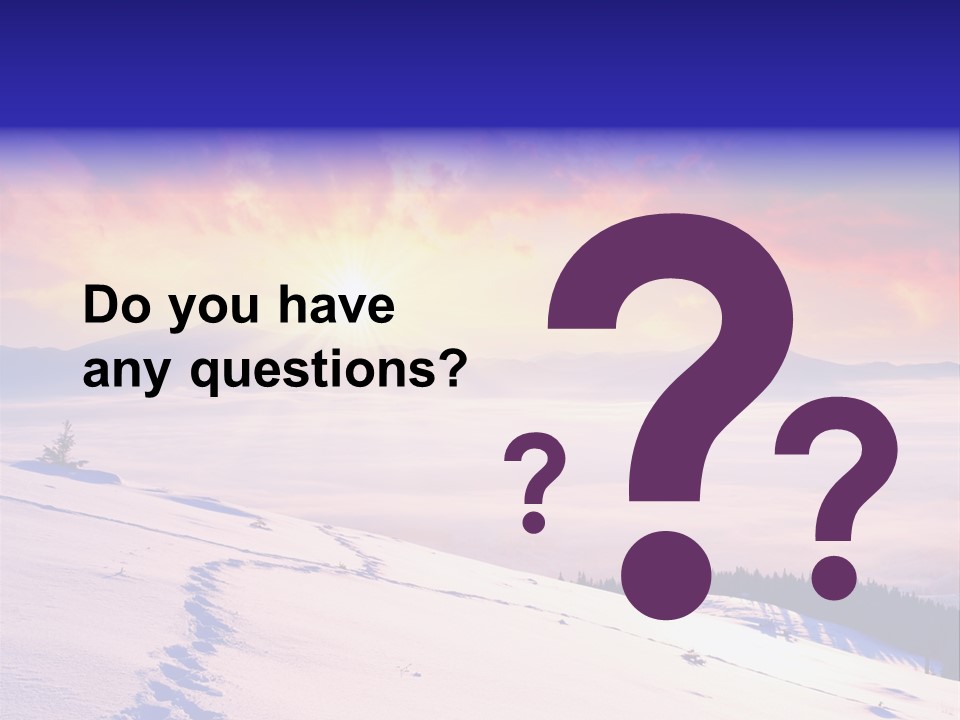 Schnee PowerPoint Template