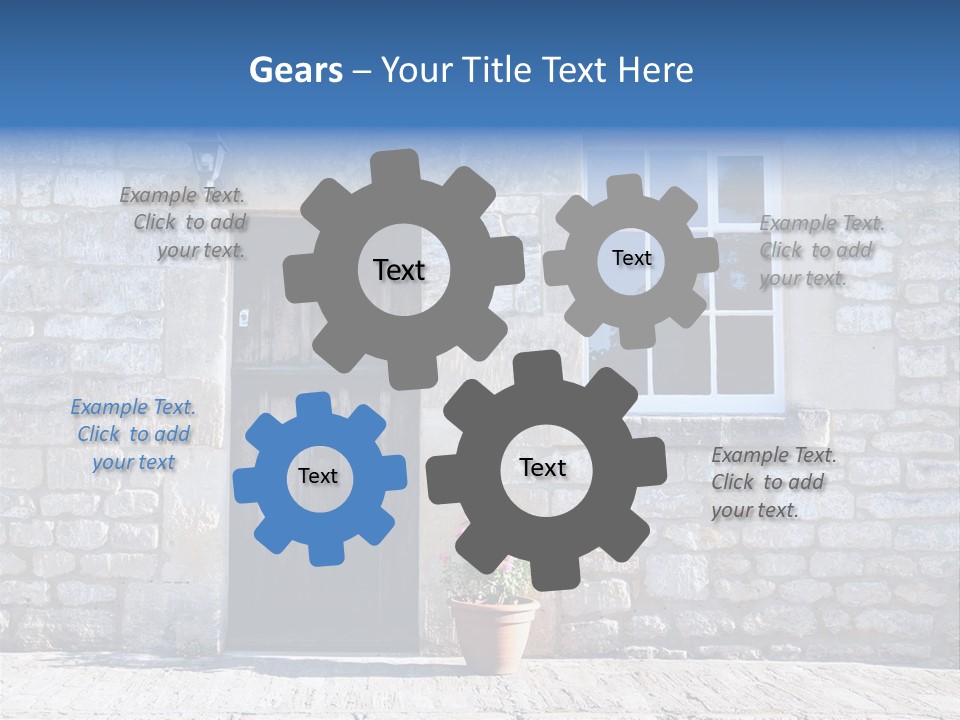 Stone Cottage PowerPoint Template