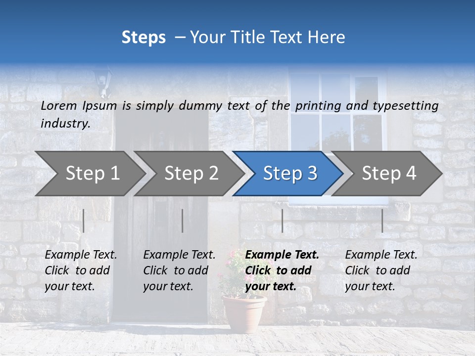 Stone Cottage PowerPoint Template
