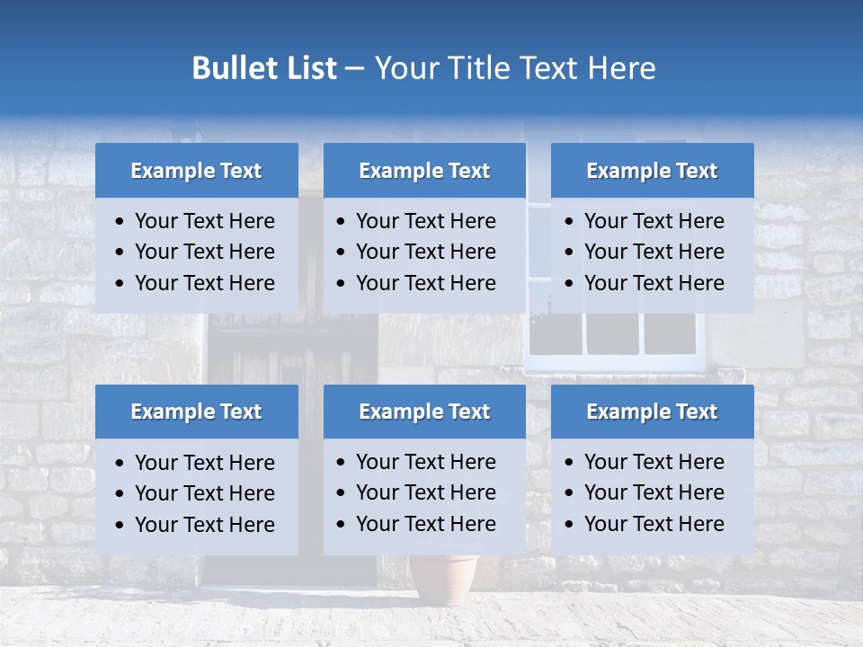 Stone Cottage PowerPoint Template