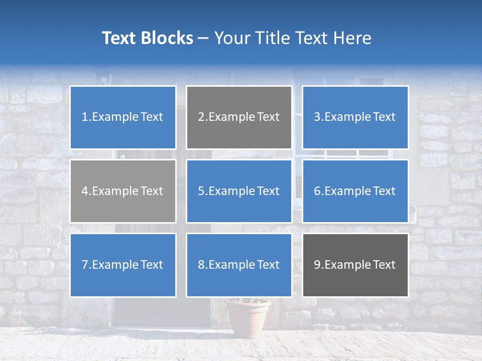 Stone Cottage PowerPoint Template