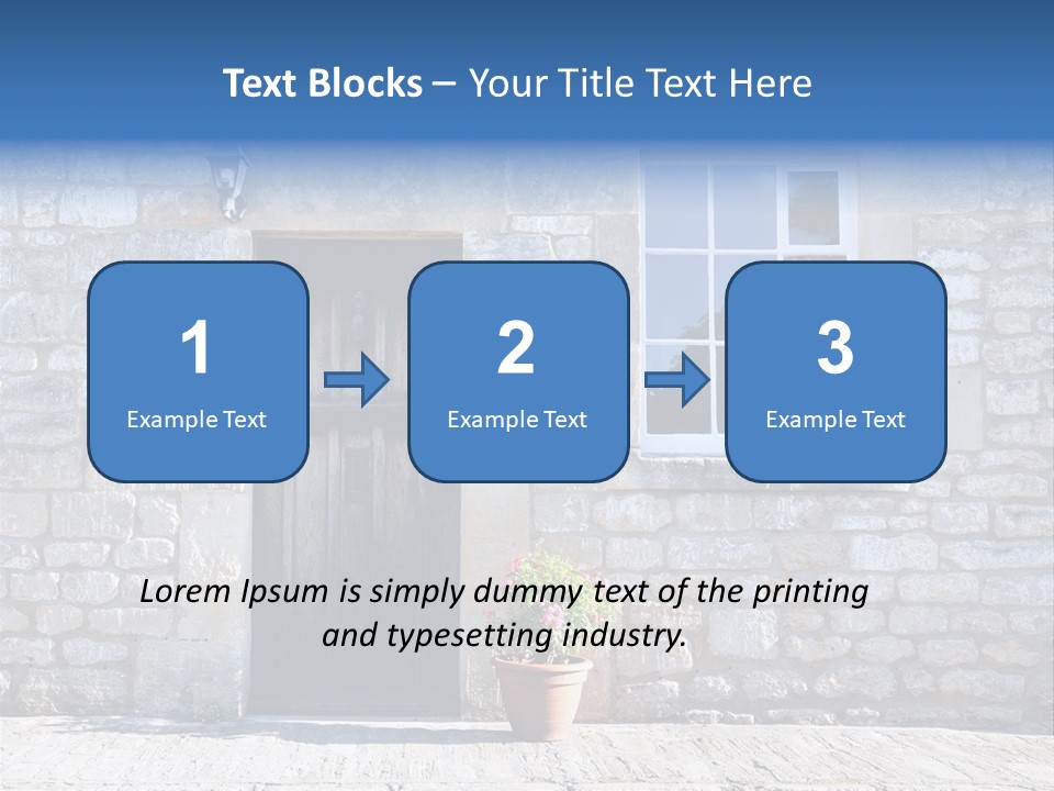 Stone Cottage PowerPoint Template