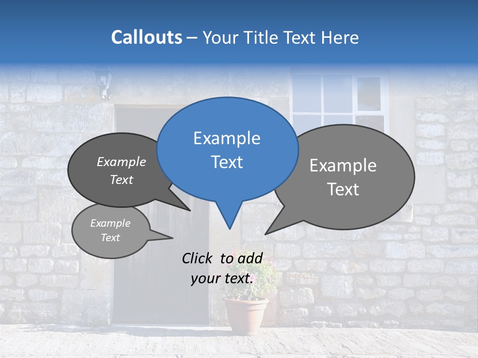 Stone Cottage PowerPoint Template