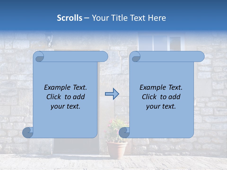 Stone Cottage PowerPoint Template