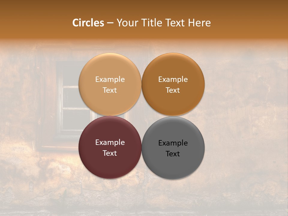 Exterior Broken Blue PowerPoint Template